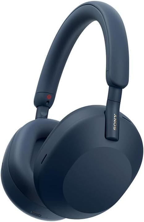 Sony WH-1000XM5 Noise Cancelling Wireless Headphones, Midnight Blue(UK Version + 2 years warranty)