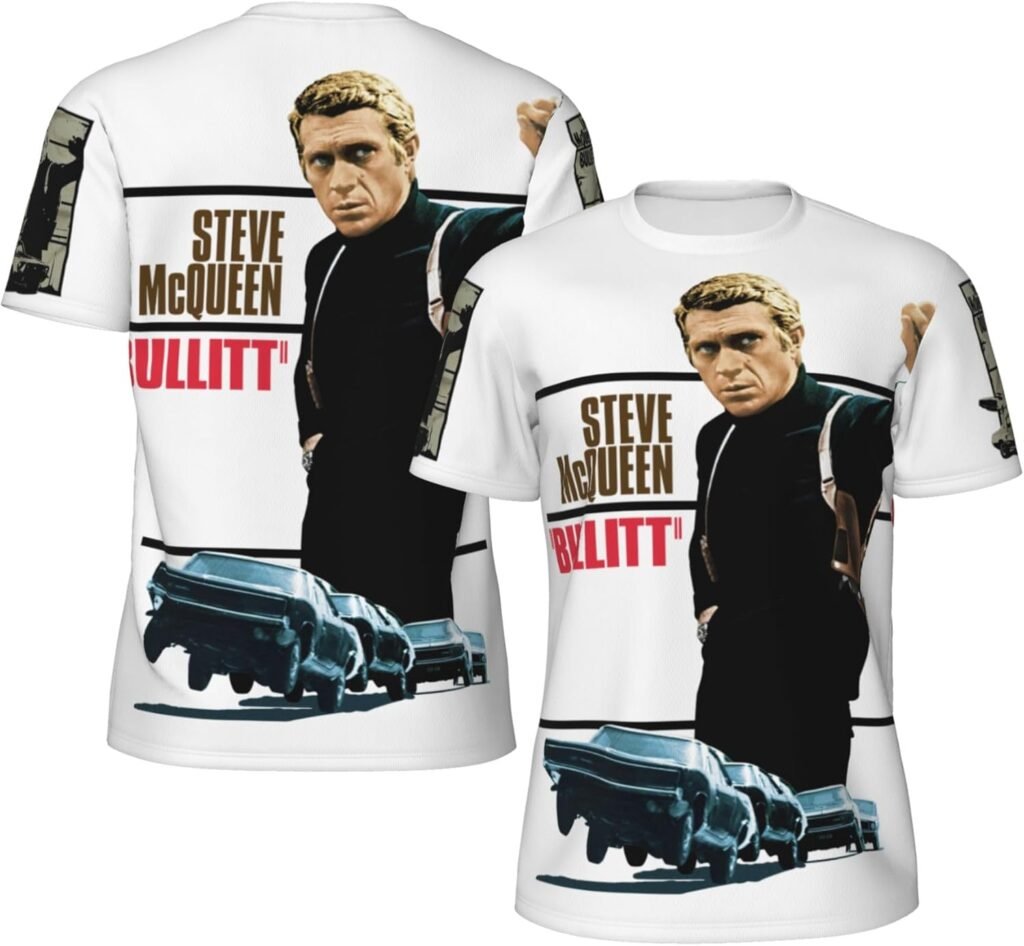 Ste*ve T-Shirt Mc*Queen Soft T Shirt Bu*ll*it Short Sleeve Casual Tshirt for Men Teens Boys Crew Neck Tee Fans Merch Tops Ste*ve T-Shirt Mc*Queen Soft T Shirt Bu*ll*it Short Sleeve Casual Tshirt for Men Teens Boys Crew Neck Tee Fans Merch Tops