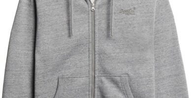 Superdry Men’s Essential Logo Zip Hoodie Sweatshirt