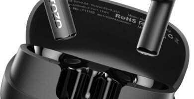 TOZO E2 Wireless Earbuds, Bluetooth 5.3 Earphones, 32 EQ Presets & App Customisation, 10mm Drivers for Deep Bass, 30-Hour Playtime Ear Buds, IPX6 Waterproof Wireless Earphones, Comfortable In-Ear Fit TOZO E2 Wireless Earbuds, Bluetooth 5.3 Earphones, 32 EQ Presets & App Customisation, 10mm Drivers for Deep Bass, 30-Hour Playtime Ear Buds, IPX6 Waterproof Wireless Earphones, Comfortable In-Ear Fit