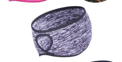 Tatuo 3 Pieces Fleece Ponytail Headband Earband Winter Running Headband Ear Warmer Headband for Women Girls Outdoor Sports and Fitness (Grey, Navy, Rose Red) Tatuo 3 Pieces Fleece Ponytail Headband Earband Winter Running Headband Ear Warmer Headband for Women Girls Outdoor Sports and Fitness (Grey, Navy, Rose Red)