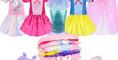 Tesok Princess Costumes for Girls,16 Pcs Princess Dress Up Clothes for Little Girl Fancy Dress Up Clothes for Kids Toddlers Party Birthday Gifts for Girls Age 3 4 5 6 7 8+ Year Old Tesok Princess Costumes for Girls,16 Pcs Princess Dress Up Clothes for Little Girl Fancy Dress Up Clothes for Kids Toddlers Party Birthday Gifts for Girls Age 3 4 5 6 7 8+ Year Old