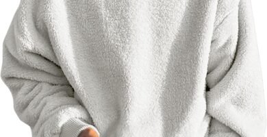 Thermal Fuzzy Plain for Mens Fall Winter Long Sleeve Crewneck Outfit Sweatshirt Mens 2024 Fashion Regular Fit