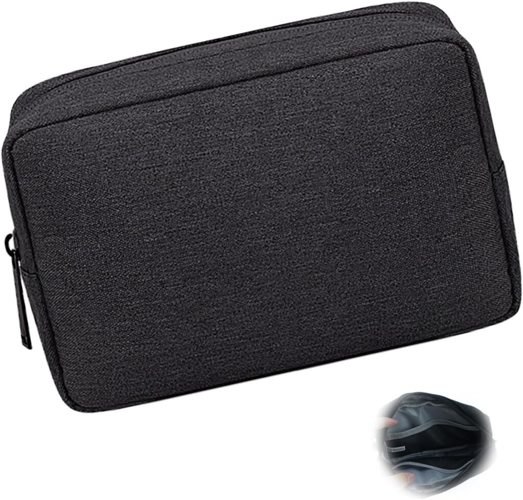 Toiletry Bag for Men and Women, Small Make up Bag Travel Black washbag for Handbag Men Mini Pouch Cosmetic Bag Accessories Toiletry Bag for Men and Women, Small Make up Bag Travel Black washbag for Handbag Men Mini Pouch Cosmetic Bag Accessories