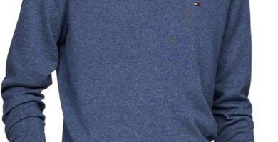 Tommy Hilfiger Men’s Essential Cotton Crew Neck Jumper