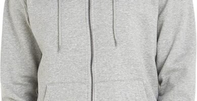 Tommy Jeans Men’s TJM Regular Fleece Zip Hoodie Heavyweight Throughs