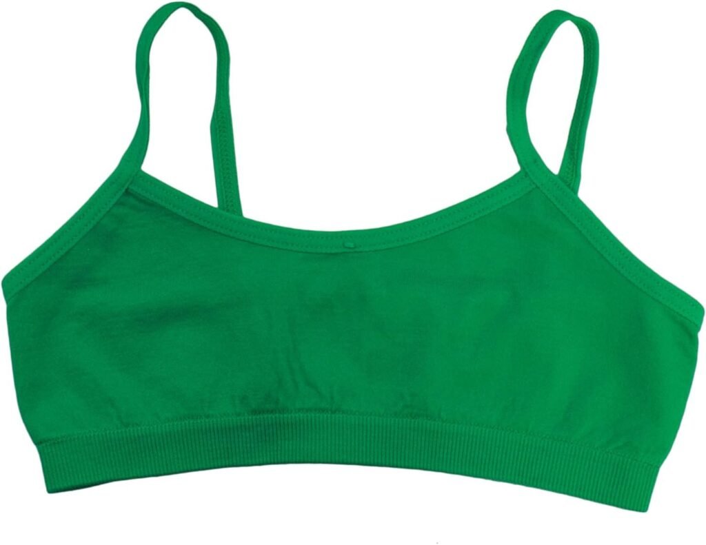 Toocool Girl’s Sports Bra, Crop Top Bra for Kids, Teen Girl Clothes, Microfiber Underwire-Free Bra for Girls, Basic Underwear LO-TB0003