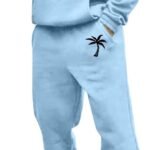 Tracksuit Mens Full Set Solid Colour Plus Size 2 Piece Sweatsuits for Men Long Sleeve Printed Tracksuit Soft Comfitable Sweatpants Set Fall Winter Casual Sportswear Hooded Sweatshirt Sales