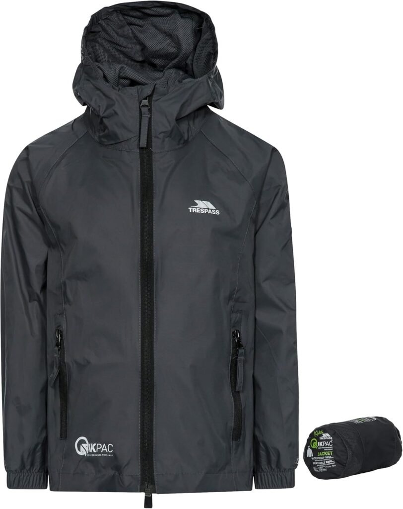 Trespass Kids Waterproof Packaway Jacket Qikpac Trespass Kids Waterproof Packaway Jacket Qikpac
