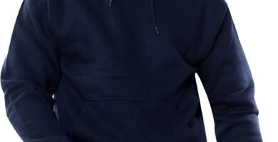 True Face Mens Hoodie Pullover Fleece Classic Hooded Top Plain Ribbed Cuff Long Sleeve Sweatshirt Pull Over Jumper Hoody Top