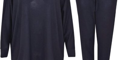 Umbrella Clothing Women’s Tracksuit, 2 Piece High Low Top and Bottoms Casual Loungewear Knitted Outfit, Polyester/Elastane, XL, Female, Tracksuit Umbrella Clothing Women’s Tracksuit, 2 Piece High Low Top and Bottoms Casual Loungewear Knitted Outfit, Polyester/Elastane, XL, Female, Tracksuit