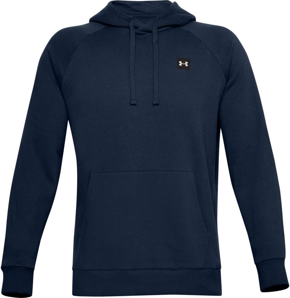 Under Armour Mens Rival Cotton Blend Raglan Lightweight Fleece Hoody