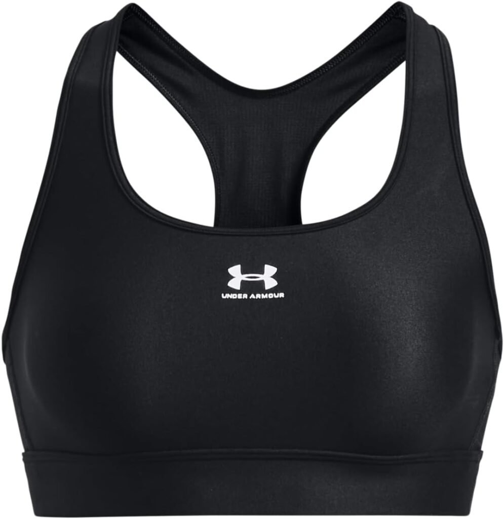 Under Armour Womens HeatGear Mid Padless Sports Bra