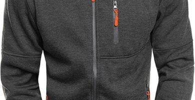 VANVENE Mens Hoodies Sweatshirt Jackets Long Sleeve Zipped Jumper Top Sweaters