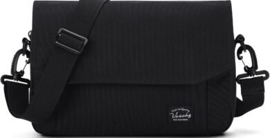 VASCHY Messenger Bag for Men, Lightweight Classic Shoulder Bag Casual Crossbody Satchel Courier Handbag for Work VASCHY Messenger Bag for Men, Lightweight Classic Shoulder Bag Casual Crossbody Satchel Courier Handbag for Work