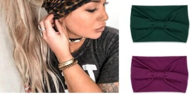 VENUSTE Wide Headbands for Women’s Hair, Solid Fashion Knotted Head Bands for Adult Women Hair Accessories, 6PCS