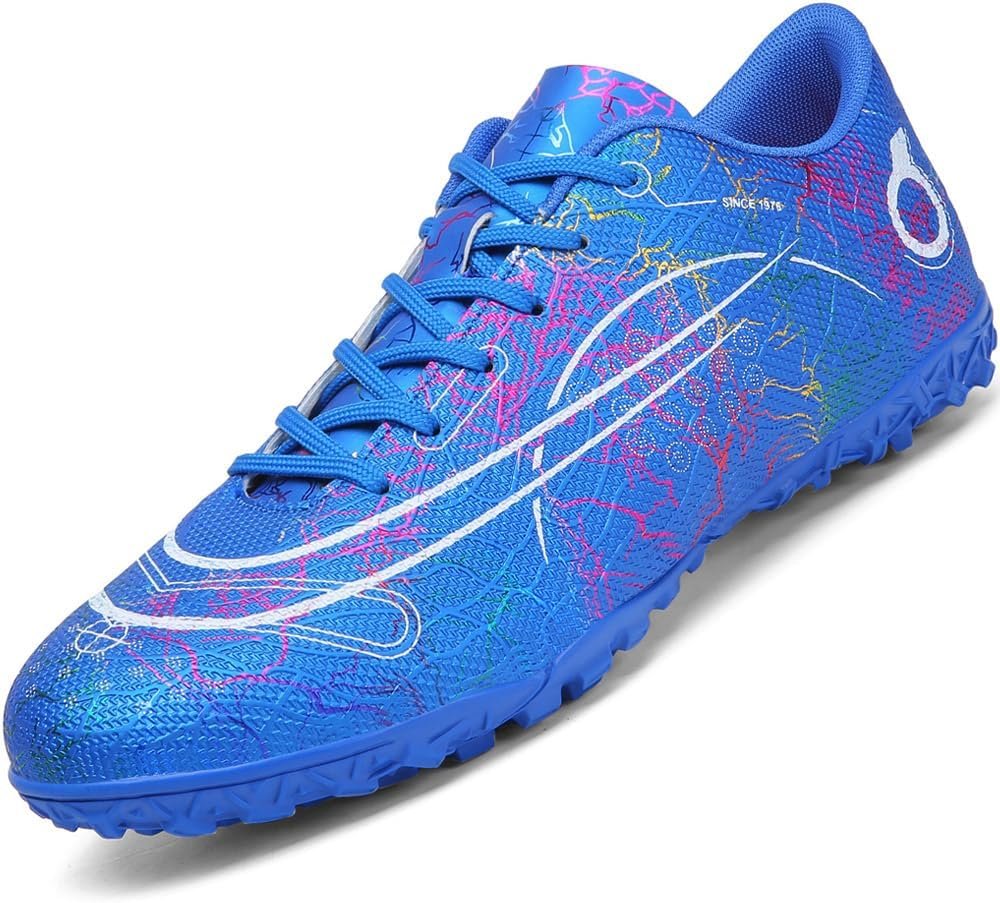 VTASQ Football Boots Boys Artificial Grass Football Shoes Children’s Training Shoes Outdoor Professional Football Shoes Outdoor Athletic Soccer Shoes