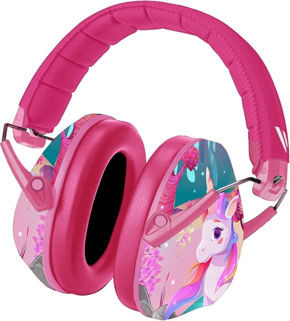 Vanderfields Kids Ear Defenders Children, Age 3-16, Certified UKCA 27dB, Adjustable Size, Noise Cancelling Headphones Kids, Sensory Headphones Autism, Ear Defenders for Toddler, Boys, Girls, School