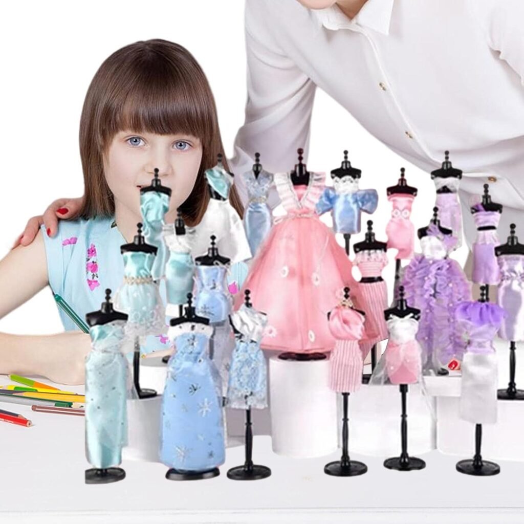 Veeteah Fashion Designer Kits,Clothes Making Sewing Kit for Girls | Girls Designer Kit Princess Costume Design for Kids, Teens, and Gifts