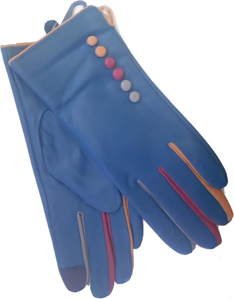 Vera Tucci TIFFANY G01 Originals Designer Luxurious Leather Gloves – Ladies Gloves Winter Gloves Winter Gloves For Women Designer Gloves Fingerless Gloves Mittens