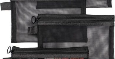 Vinuwu Small Make Up Bag, 4Pcs Mesh Makeup Bags for Handbag, Cosmetic Pouch Bags with Zipper, Bag Organiser Pouches for Cosmetics Toiletries, Holiday Travel Essentials for Women Men (Black) Vinuwu Small Make Up Bag, 4Pcs Mesh Makeup Bags for Handbag, Cosmetic Pouch Bags with Zipper, Bag Organiser Pouches for Cosmetics Toiletries, Holiday Travel Essentials for Women Men (Black)