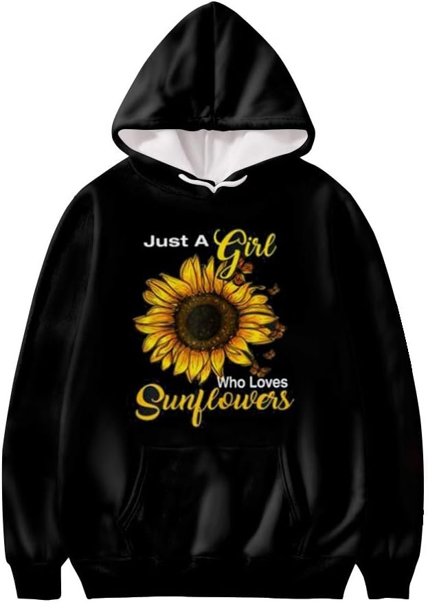 WELLFLYHOM Womens Sweatshirts Pullover Hoodies Teens Sportwear Fall Tops WELLFLYHOM Womens Sweatshirts Pullover Hoodies Teens Sportwear Fall Tops
