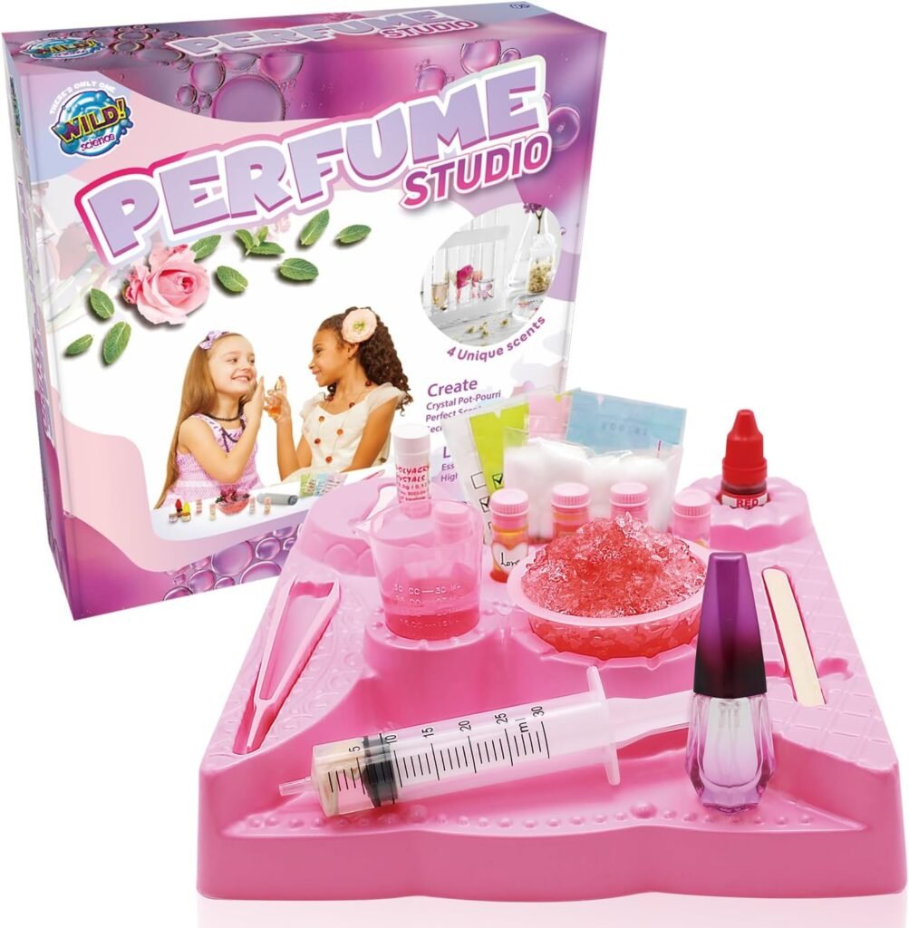 WILD! Science Perfume Making Studio – Kids Perfume for Girls, Kids Potion Making Kit, Perfume Making Kit for Girls, Creative Gifts for Girls – Age 6+