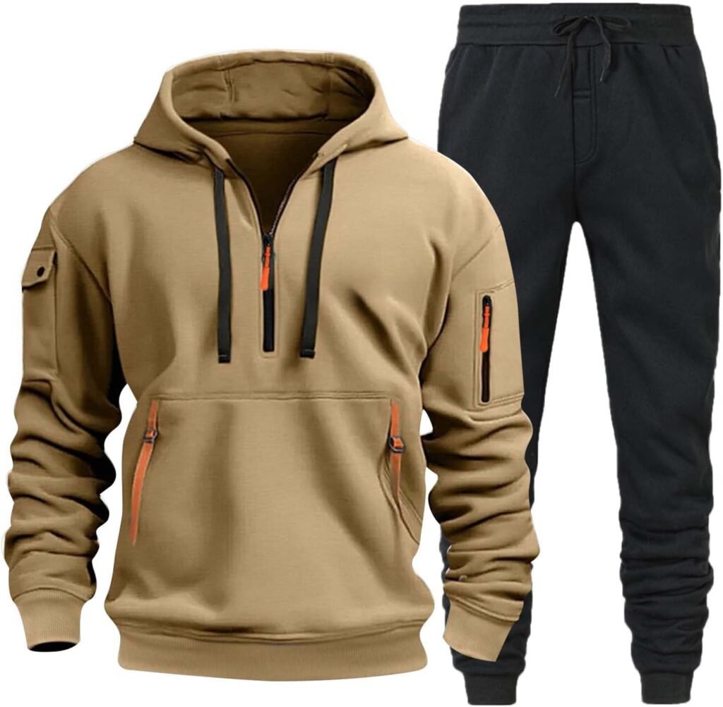 WKAYsIV Tracksuits-Mens Pant Suit Costume Men’s Autumn Two Piece Fashionable Outfit With Hooded Sweatshirt And Casual Black Pants Set Men Suits Jackets WKAYsIV Tracksuits-Mens Pant Suit Costume Men’s Autumn Two Piece Fashionable Outfit With Hooded Sweatshirt And Casual Black Pants Set Men Suits Jackets