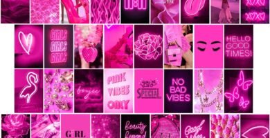 WOONKIT Pink Wall Collage Kit, Pink Neon, Hot Pink Room Decor, Bedroom Decor for Teen Girls, Pink Room Decor Aesthetic, Pink Poster, Hot Girl Poster, Hot Pink, Pink Wall Collage 50pcs 4×6 Inch WOONKIT Pink Wall Collage Kit, Pink Neon, Hot Pink Room Decor, Bedroom Decor for Teen Girls, Pink Room Decor Aesthetic, Pink Poster, Hot Girl Poster, Hot Pink, Pink Wall Collage 50pcs 4×6 Inch