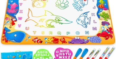 Water Doodle Mat Kids,Painting Writing Color Doodle Mat,Drawing Board Educational Toys Toddler Birthday Gift for Age 1 2 3 4 5 6+ Year Old Boys and Girls Water Doodle Mat Kids,Painting Writing Color Doodle Mat,Drawing Board Educational Toys Toddler Birthday Gift for Age 1 2 3 4 5 6+ Year Old Boys and Girls