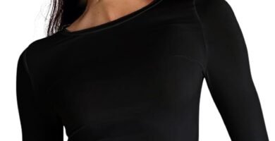 Women Basic Tops, Long Sleeve Crewneck Slim Base Layer Fit Y2K T Shirts, Fashion Going Out Crop Clothes for Ladies Girls Women Basic Tops, Long Sleeve Crewneck Slim Base Layer Fit Y2K T Shirts, Fashion Going Out Crop Clothes for Ladies Girls