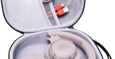 XANAD Hard Case for JBL Tune 510BT / 660NC / 710BT / 760NC / 720BT / 520BT / 710BT / 670NC and JBL Live 660NC / 770nc / 670NC / 460NC Wireless on-ear Headphones (Pink)