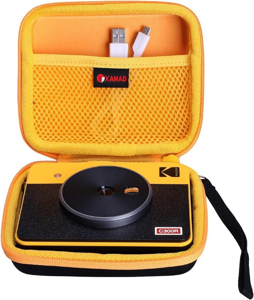 XANAD Hard Case for Kodak Mini Shot 3 Retro/Mini Shot 3 Square/Mini Shot 3 Portable Wireless Instant Camera & Photo Printer – Travel Protective Bag (Yellow) XANAD Hard Case for Kodak Mini Shot 3 Retro/Mini Shot 3 Square/Mini Shot 3 Portable Wireless Instant Camera & Photo Printer – Travel Protective Bag (Yellow)
