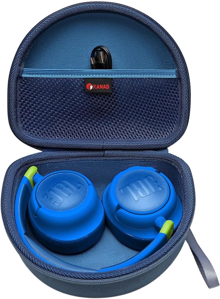 XANAD Hard EVA Case for JBL JR 460NC On Ear Wireless Kids Headphones(Blue) XANAD Hard EVA Case for JBL JR 460NC On Ear Wireless Kids Headphones(Blue)
