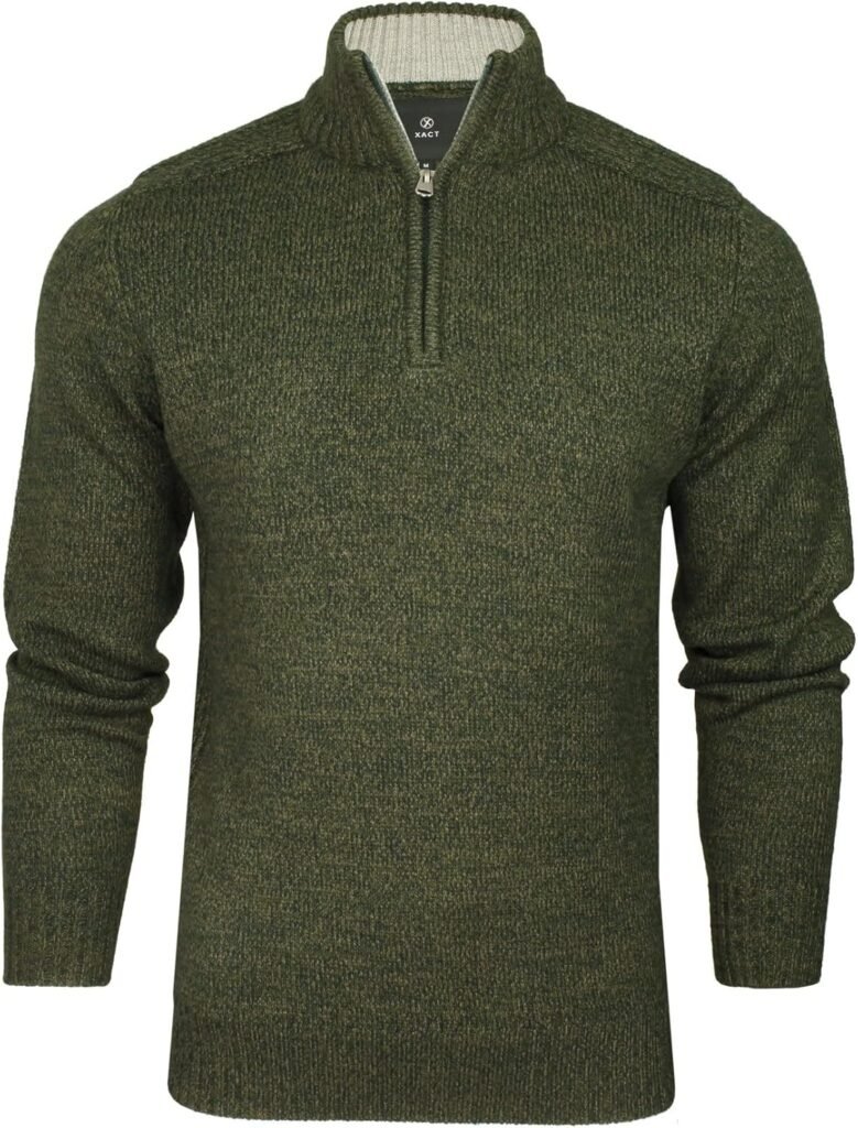 Xact Mens 1/4 Zip Twist Jumper Xact Mens 1/4 Zip Twist Jumper