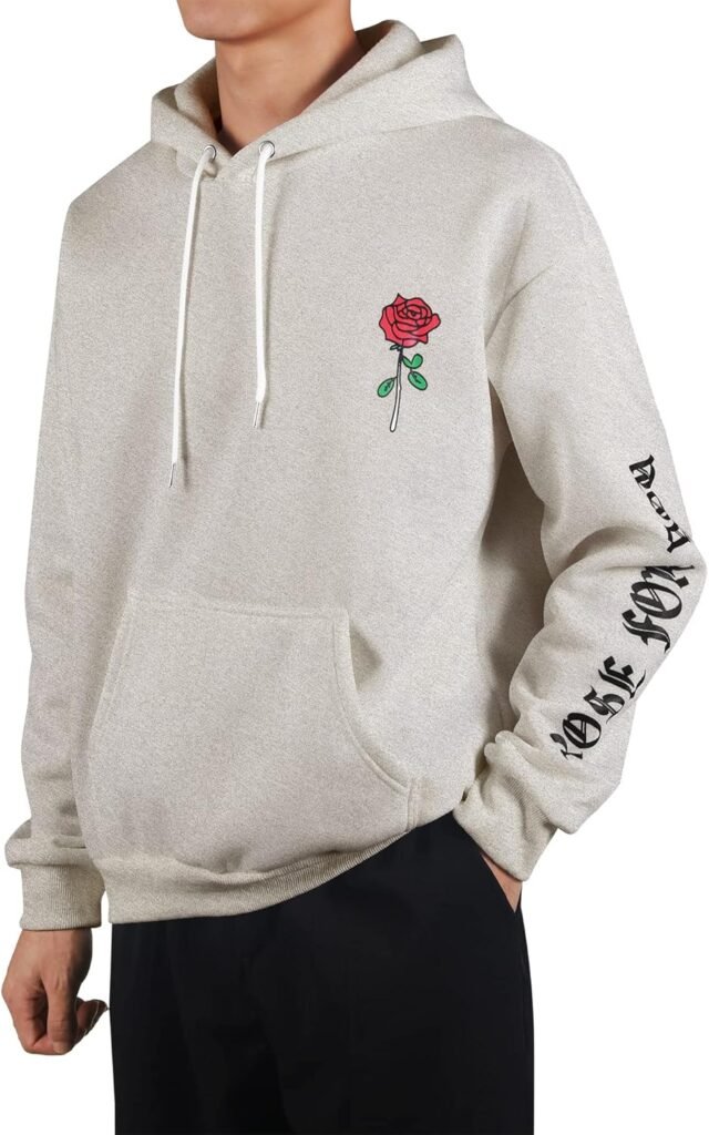 ZAFUL Mens Fashion Graphic Hoodies Essentials Hoodie Fall Sweatshirt Winter Jackets Going Out Tops Outfits Sweaters