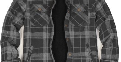 ZENTHACE Men’s Sherpa Lined Flannel Shirt Jacket,Long Sleeved Brushed Plaid Flannel Shacket Jackets,Snap Button ZENTHACE Men’s Sherpa Lined Flannel Shirt Jacket,Long Sleeved Brushed Plaid Flannel Shacket Jackets,Snap Button