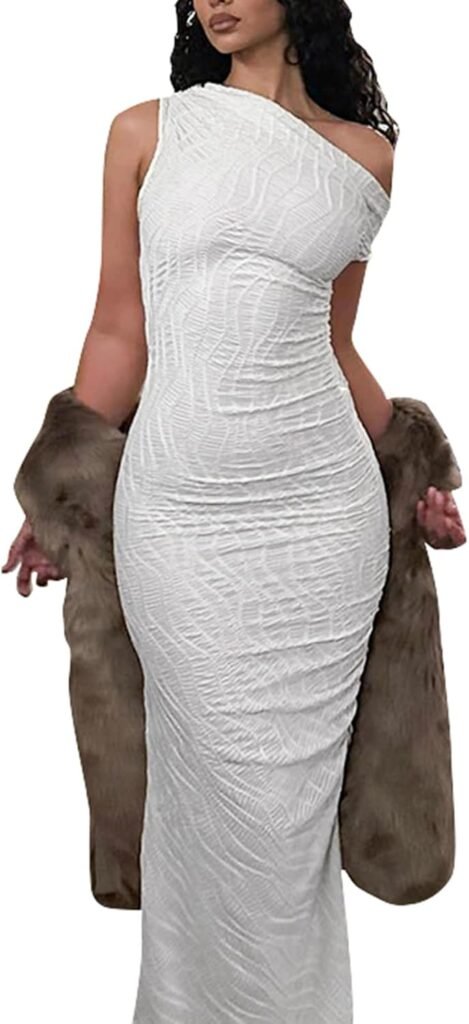 ZKZFCAI Summer Maxi Dresses for Women Bodycon Tank Dress Elegant Sleeveless Ladies Long Dresses Casual Dresses for Party Vacation Cocktail Work Wedding Activewear ZKZFCAI Summer Maxi Dresses for Women Bodycon Tank Dress Elegant Sleeveless Ladies Long Dresses Casual Dresses for Party Vacation Cocktail Work Wedding Activewear