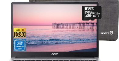 acer Chromebook 315 15.6″ FHD Laptop for Students, Intel Celeron N4500 Processor, 4GB RAM, 64GB eMMC + 128GB SD Card, WiFi 6, Up to 10 Hours of Battery Life, HDR Webcam, Type-A&C, Chrome OS acer Chromebook 315 15.6″ FHD Laptop for Students, Intel Celeron N4500 Processor, 4GB RAM, 64GB eMMC + 128GB SD Card, WiFi 6, Up to 10 Hours of Battery Life, HDR Webcam, Type-A&C, Chrome OS