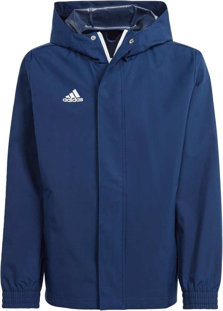 adidas Unisex Kids Entrada 22 All-Weather Jacket, Team Navy Blue 2, 13-14 Years adidas Unisex Kids Entrada 22 All-Weather Jacket, Team Navy Blue 2, 13-14 Years
