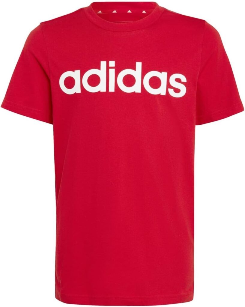 adidas Unisex Kids Essentials Linear Logo Cotton Tee T-Shirt (Short Sleeve)