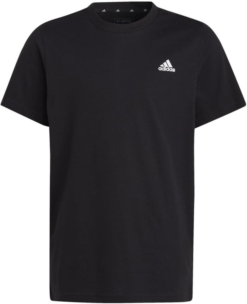 adidas Unisex Kids Essentials Small Logo Cotton T-Shirt T-Shirt (Short Sleeve) adidas Unisex Kids Essentials Small Logo Cotton T-Shirt T-Shirt (Short Sleeve)