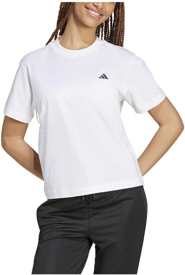 adidas Women’s Essentials Small Logo T-Shirt Short Sleeve T-Shirt (Pack of 1) adidas Women’s Essentials Small Logo T-Shirt Short Sleeve T-Shirt (Pack of 1)