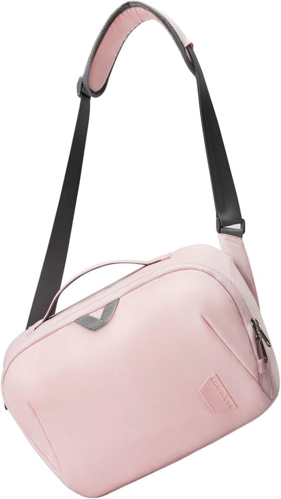 bagsmart Camera Bag Camera Sling Bag Purse Crossbody Bag with Padded Shoulder Strap Water Resistant Anti-Theft SLR DSLR Camera Shoulder Bag for Women Men (Pink) bagsmart Camera Bag Camera Sling Bag Purse Crossbody Bag with Padded Shoulder Strap Water Resistant Anti-Theft SLR DSLR Camera Shoulder Bag for Women Men (Pink)