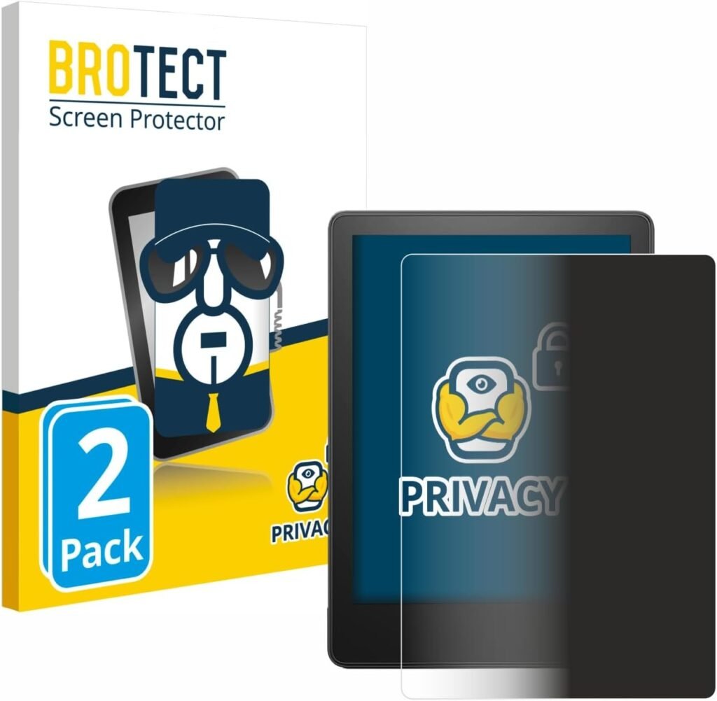 brotect (2 Pack Privacy Screen Protector compatible with Amazon Kindle Paperwhite 2023 (11th Gen.) [Anti-Spy, Protection-Film, Blue Light Filter]