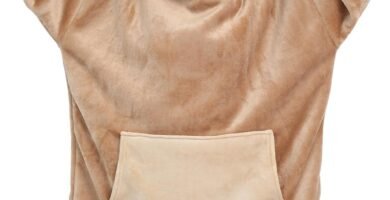 chuangminghangqi Oversized Blanket Hoodie Adult Sweatshirt Warm Plush With Big Pocket Hooded Snuggle Blanket Fluffy Loungewear Sherpa Fleece Throw Wearable Blanket Ideas