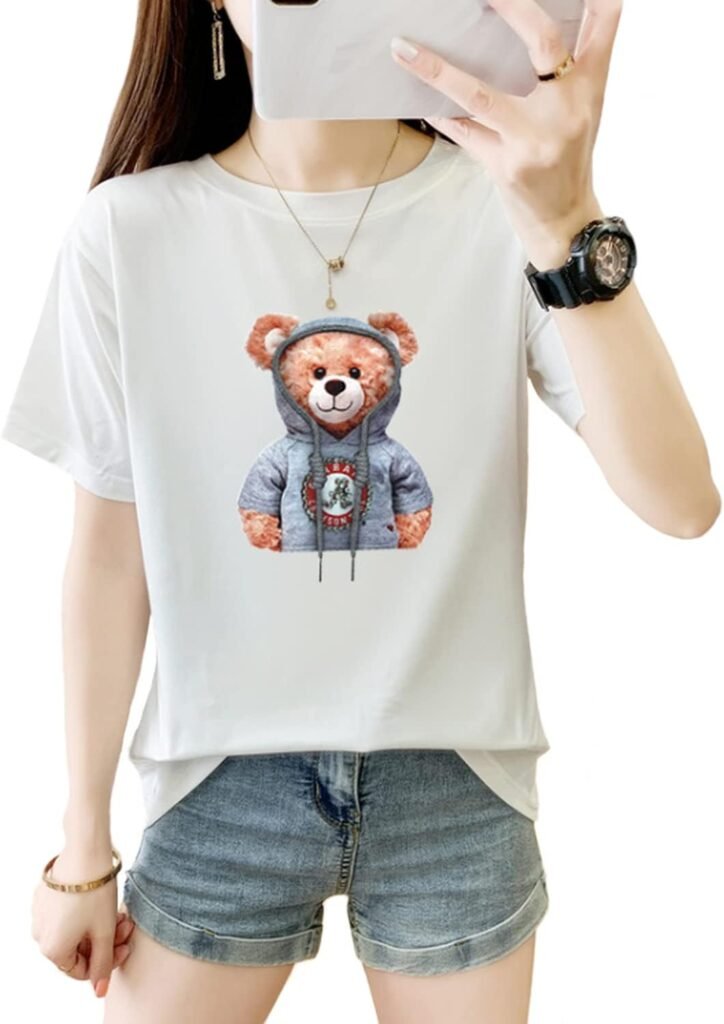 es-uk Cute t Shirts for Teen Girls – Teen Clothes Kids t Shirts Girls Tshirt Boys t Shirt Unisex Bear Print Crew Neck Short Sleeve T Shirt es-uk Cute t Shirts for Teen Girls – Teen Clothes Kids t Shirts Girls Tshirt Boys t Shirt Unisex Bear Print Crew Neck Short Sleeve T Shirt