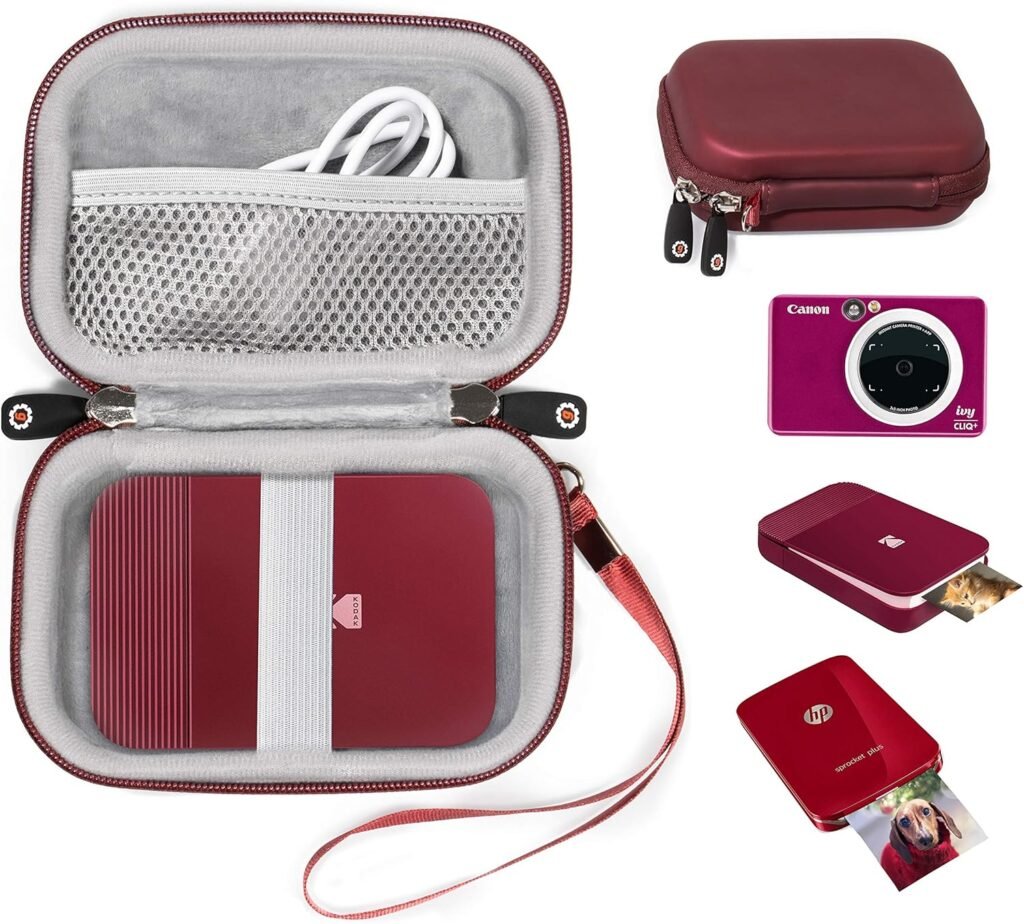 getgear Protective case for Instant Print Digital Camera and Instant Printer Like Canon Ivy CLIQ+, CLIQ, Mobile Printer, Kodak Smile, HP Sprocket(Red) getgear Protective case for Instant Print Digital Camera and Instant Printer Like Canon Ivy CLIQ+, CLIQ, Mobile Printer, Kodak Smile, HP Sprocket(Red)