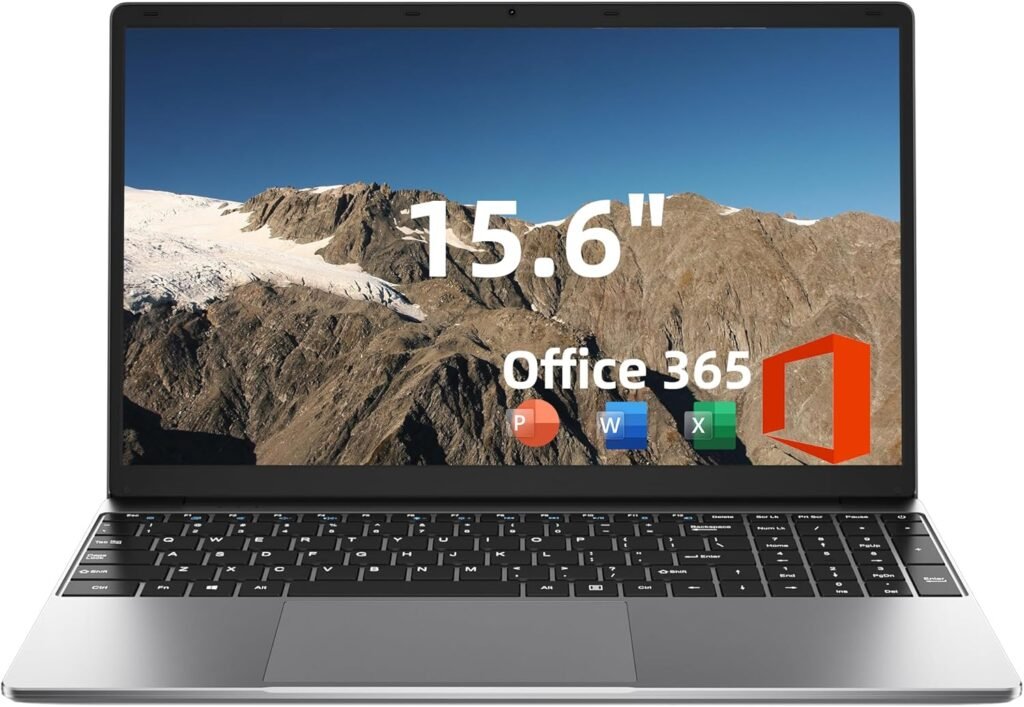 jumper Laptop, 15.6 inch HD Display, Windows 11, 5205U Processor, 4GB RAM 128GB SSD, 38Wh Battery, Dual Stereo Speakers, USB3.0, Office 365 1-Year Subscription, Keyboard Film UK.