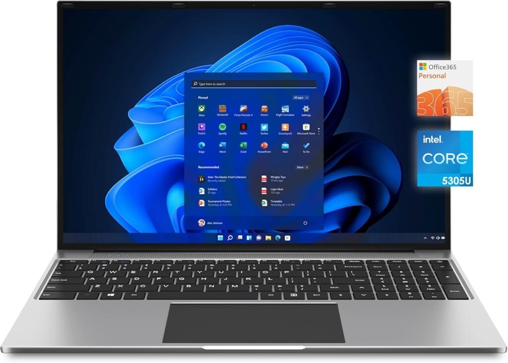 jumper Laptop, 16 inch Full HD Display, 1920×1200 Pixel IPS screen, 5305U Processor, 4GB RAM 128GB SSD, 38Wh Battery, USB3.0, Office 365 1-Year Subscription, Keyboard Film UK jumper Laptop, 16 inch Full HD Display, 1920×1200 Pixel IPS screen, 5305U Processor, 4GB RAM 128GB SSD, 38Wh Battery, USB3.0, Office 365 1-Year Subscription, Keyboard Film UK